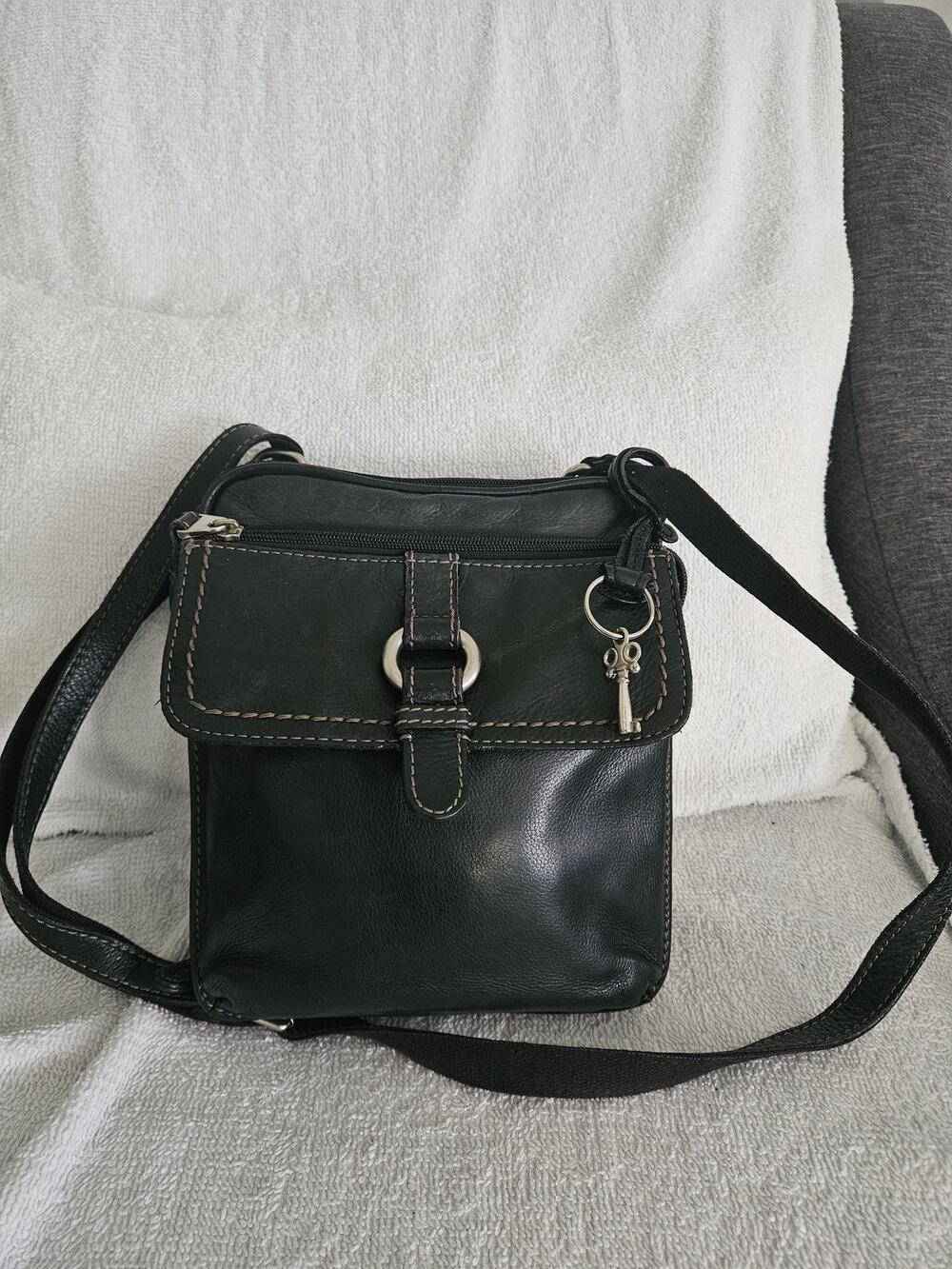 Fossil Leather Crossbody Bag